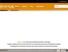 Tablet Screenshot of mitos.fi